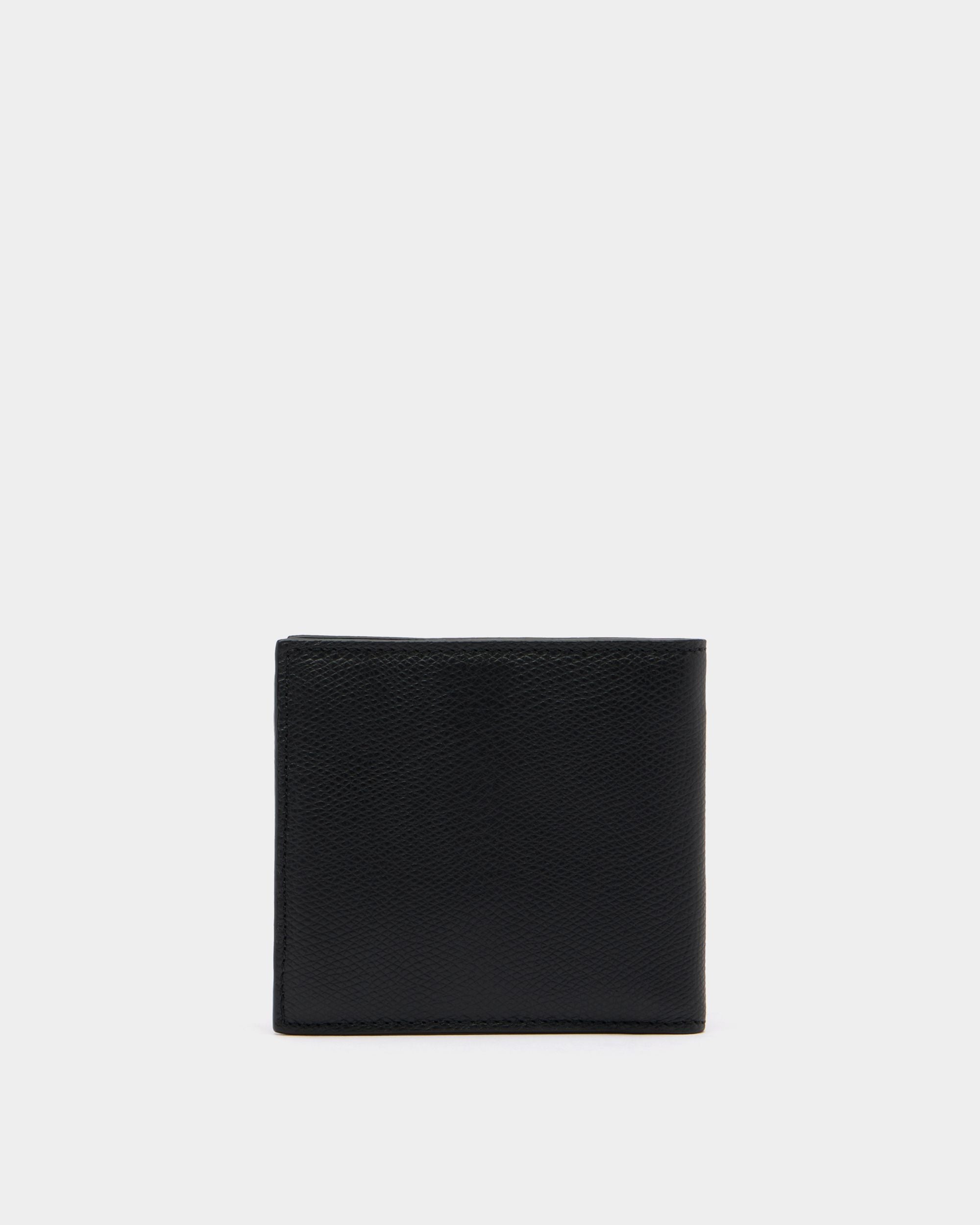 Bally Essential Geldbörse Aus Schwarzem Genarbtem Leder