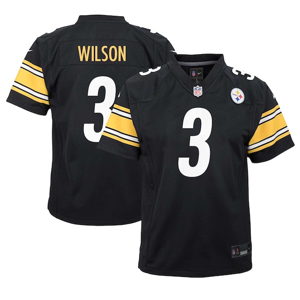 Russell Wilson Pittsburgh Steelers Nike Youth Team Player Game Jersey - Black