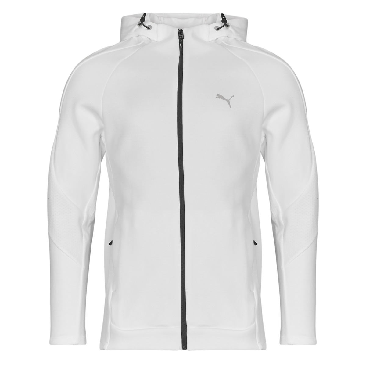 Puma - EVOSTRIPE FULL ZIP HOODIE - White