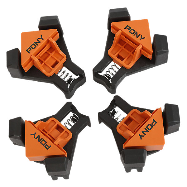 4 presses d'angle Pony Jorgensen max 22 mm orange