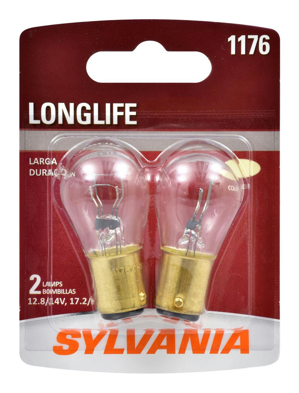 1176 Sylvania Long Life Mini Bulb, 2-pk