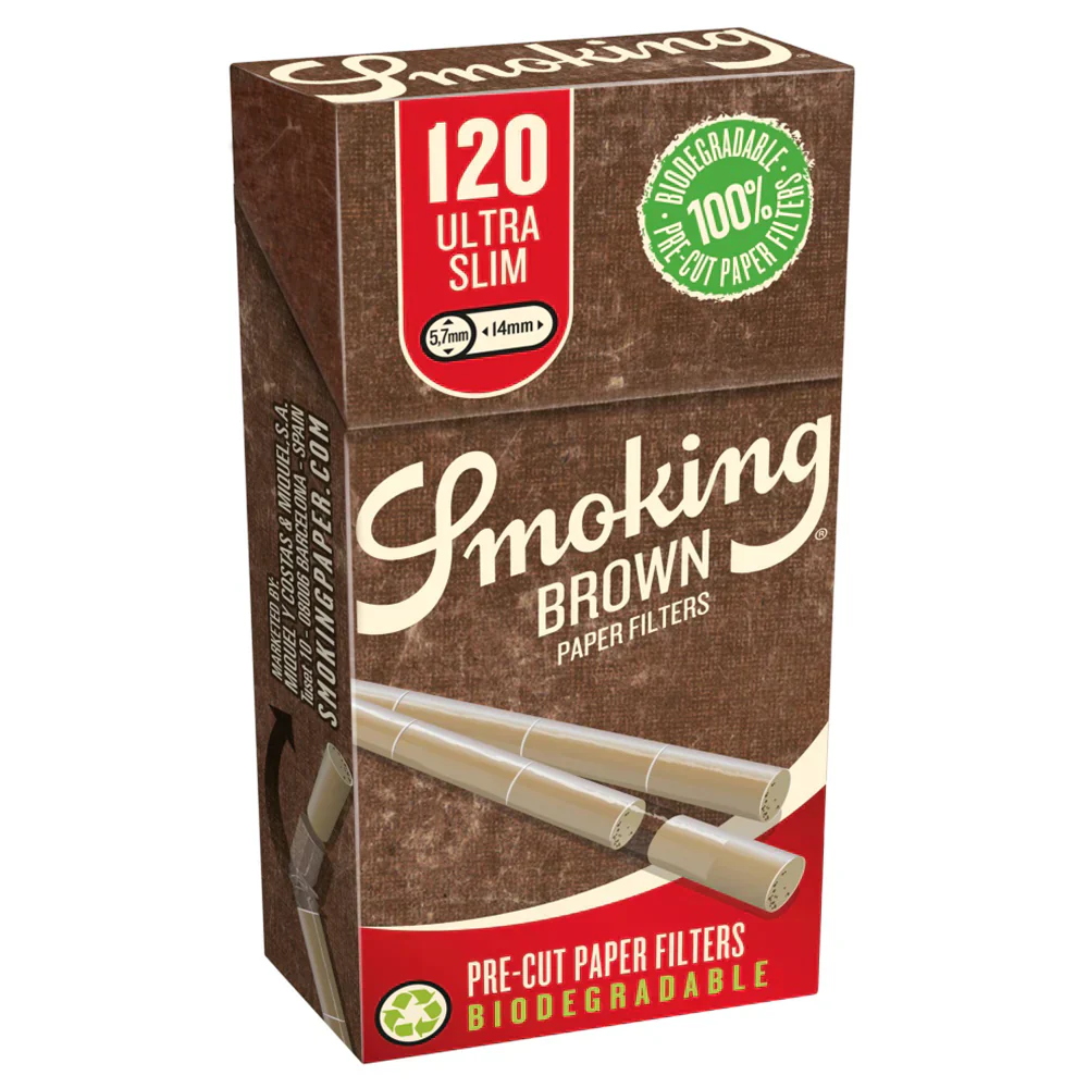 Smoking Brown Paper Filter Pre Cut Tips