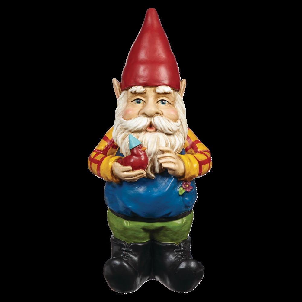For Living Garden Gnome Lawn Ornament, 12-in, Assorted