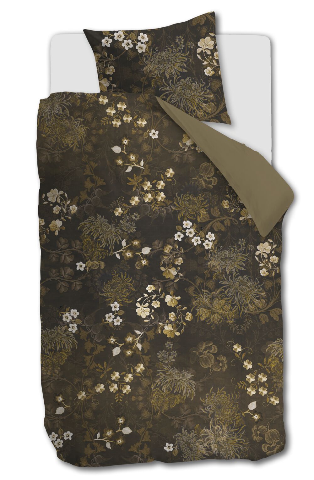 Beddinghouse Darcy - 140 x 200/220 cm - Olive Green