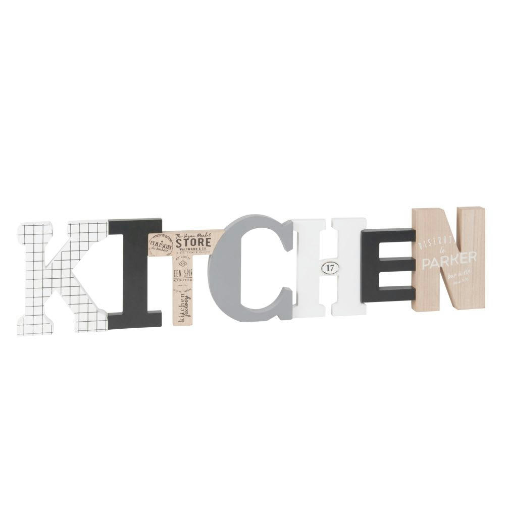 EMMA - Mot déco murale à motifs 88x20