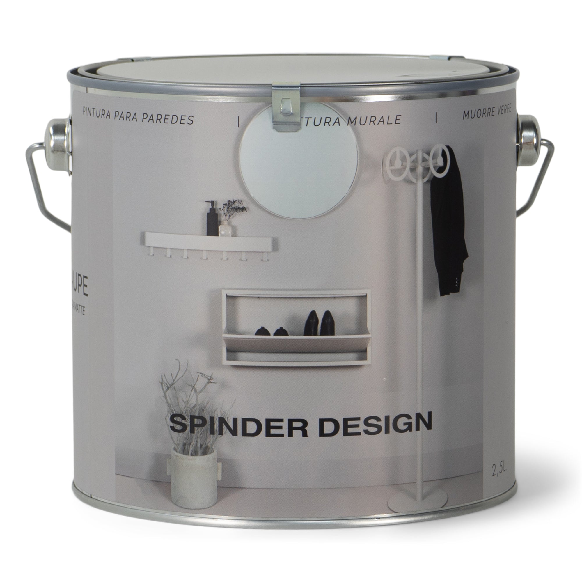 Spinder Design matte muurverf Wall Paint - Silky Taupe