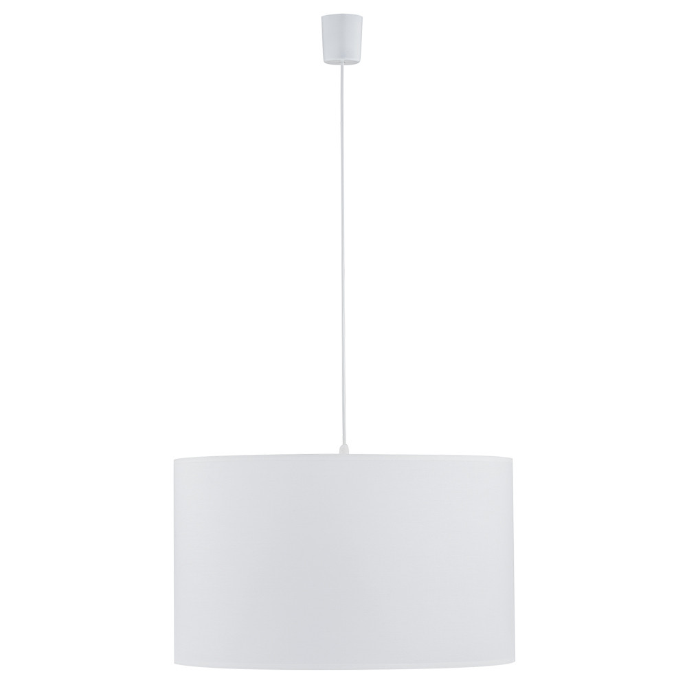 Tk-Lighting Rondo biały abażur Lampa Wisząca 30cm