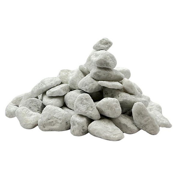PACK 500kg Galet de Marbre Blanc de Carrare 12/16 mm (20 Sacs x 25kg) - Livraison STANDARD
