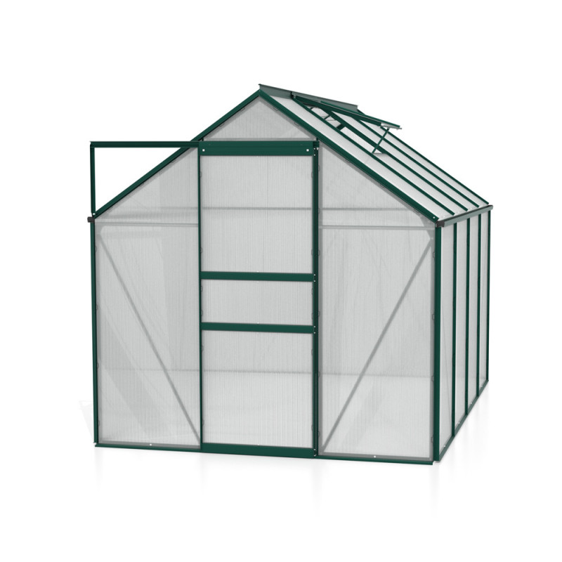 Serre en polycarbonate Venus verte 5 m² VITAVIA