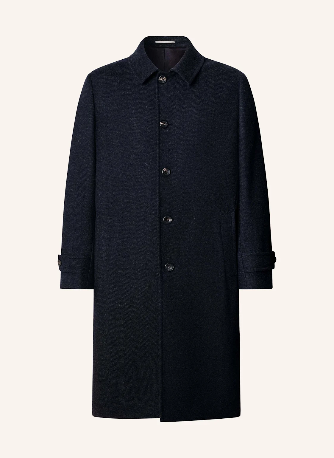 HACKETT LONDON Stehkragenmantel SR HBONE WL CASH COAT