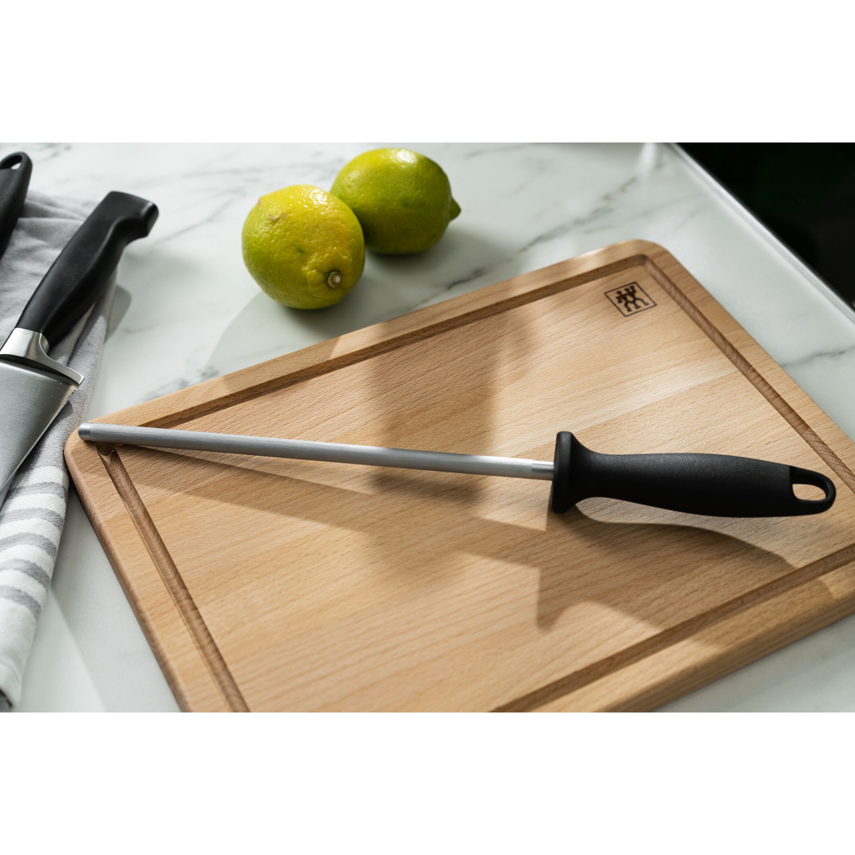 26 cm chrome plated Sharpening steel