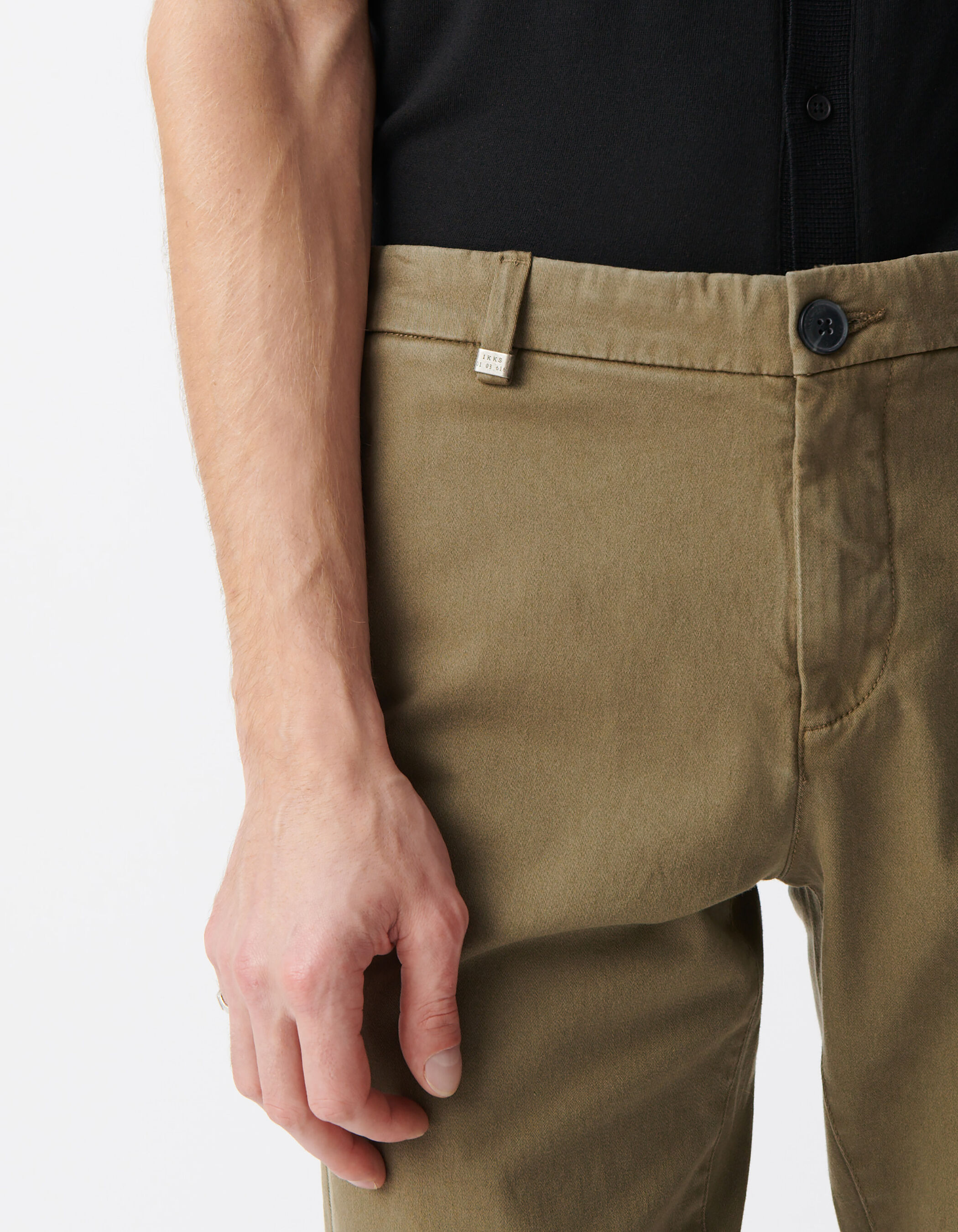 Pantalon chino SLIM kaki Homme