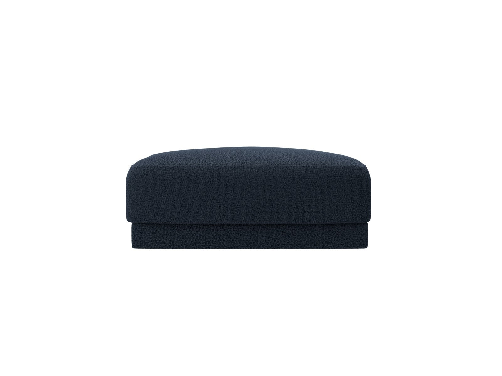Micadoni Poef Miley boucle donkerblauw - 90x90x40cm