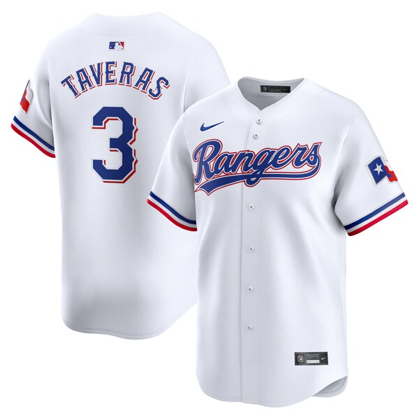 Leody Taveras Texas Rangers Nike Home Limited Player Jersey - White