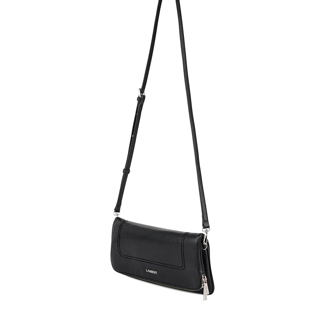 The Adele - 3-in-1 Black Vegan Leather Handbag
