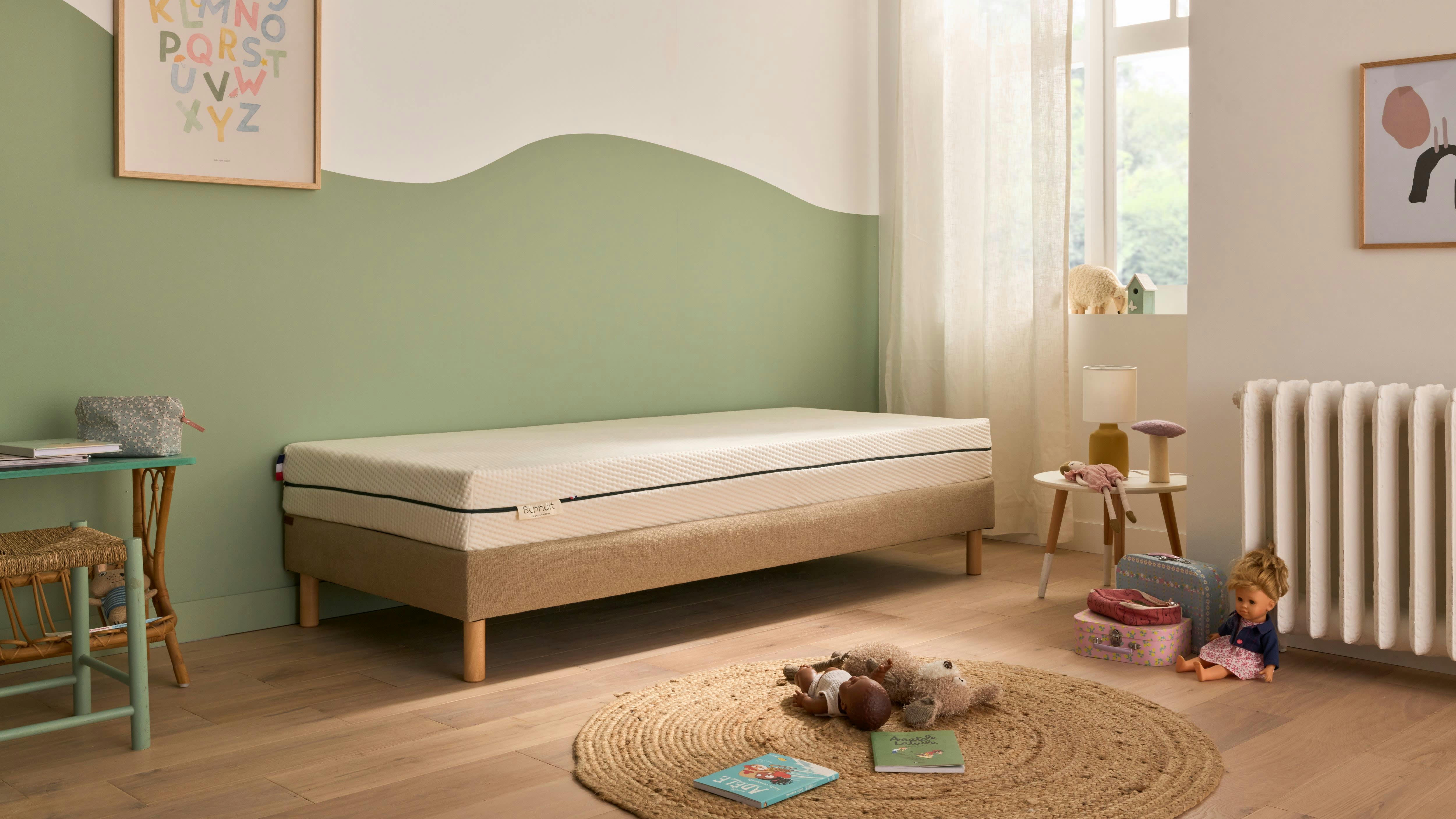 - Matelas en latex naturel pour enfant 90x190