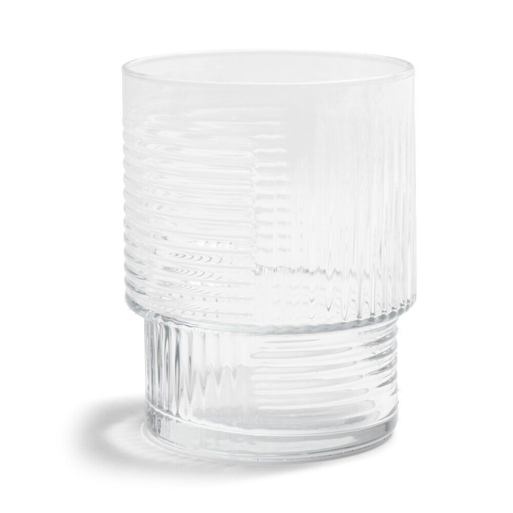 Lot de 3 gobelets en verre empilables 32,5cl