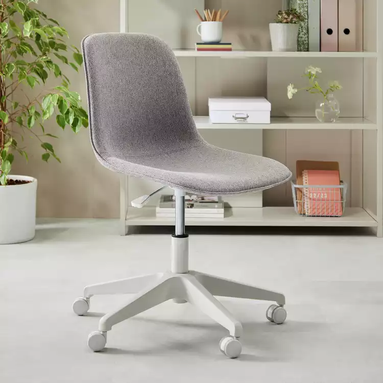 Habitat Hallie Fabric Office Chair - Grey