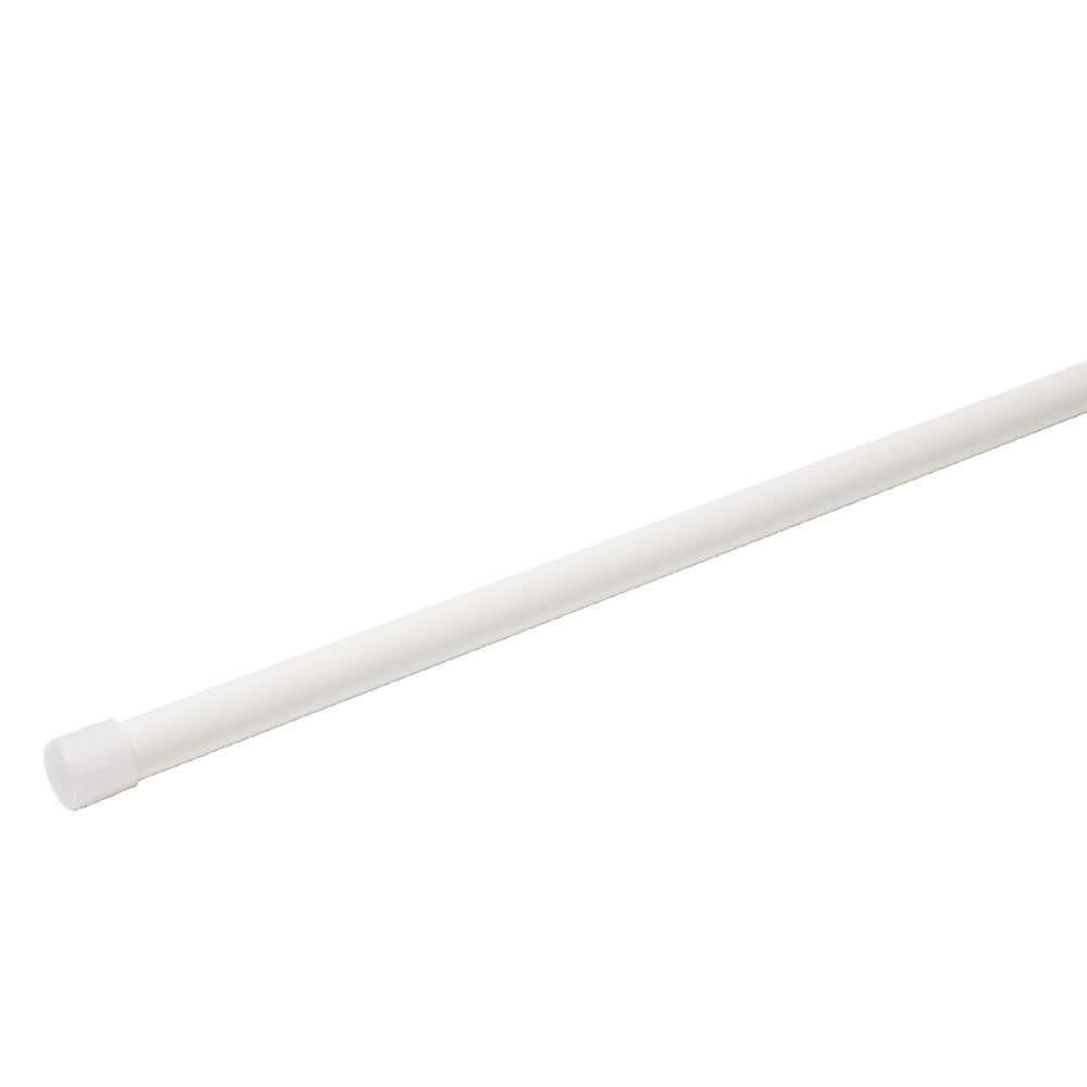 Tringle à rideau extensible avec accessoires métal et plastique 70à120cm