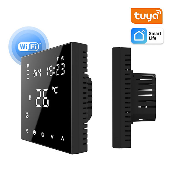 Chauffage au sol électrique WARMON CLASSIC LIGHT 100 W/m² (7 6 m²)   Thermostat TS 300 Smart WiFi noir - 13 m²