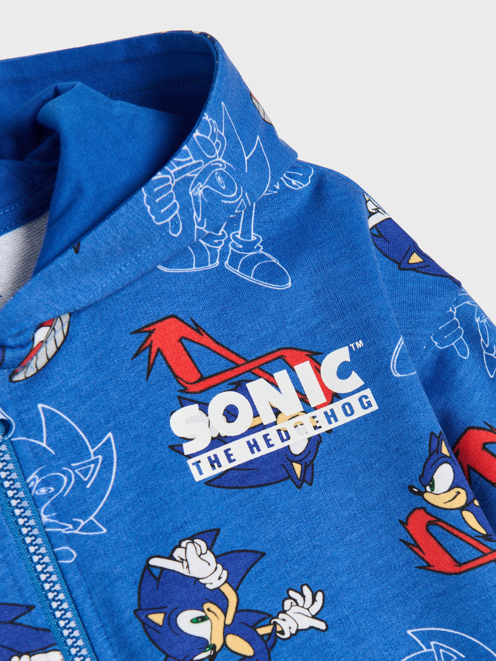 Rozpinana bluza z kapturem Sonic the Hedgehog