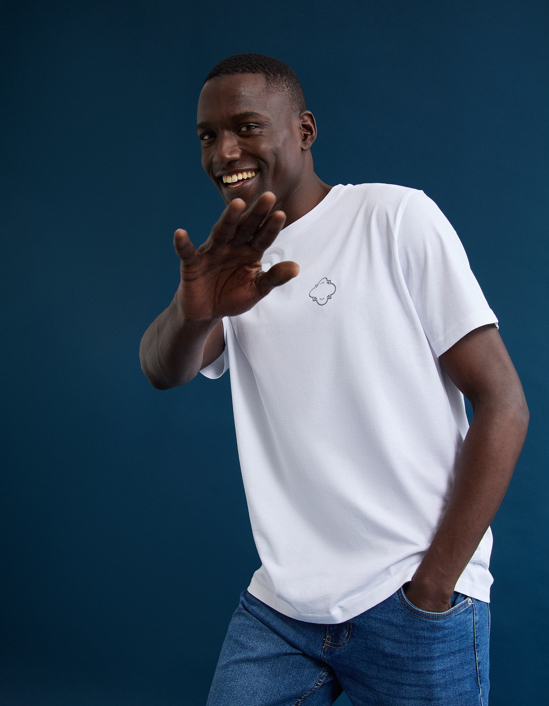 T-shirt 'Native Enthusiasm', Homem, Branco