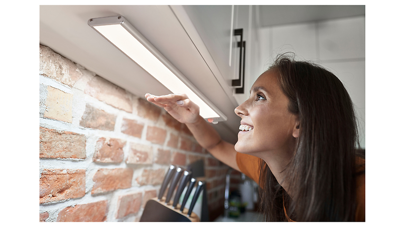 Oprawa techniczna Linear LED 40 cm aluminiowabiała