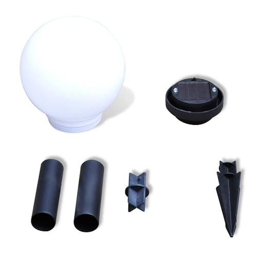 NNEVL Garden Path Solar Ball Light LED 15cm 4pcs with Ground Spike