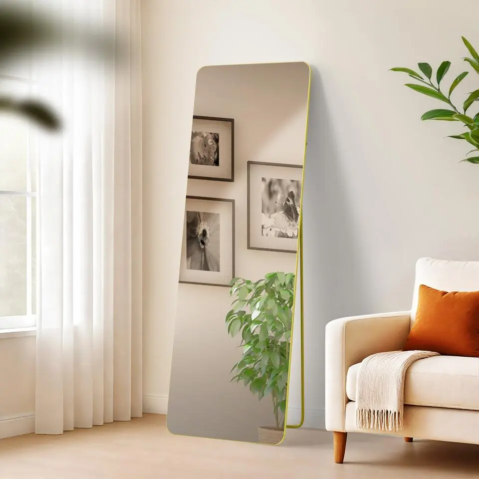 CLP Wandspiegel Gurnee vierkant - Glas - goudglans