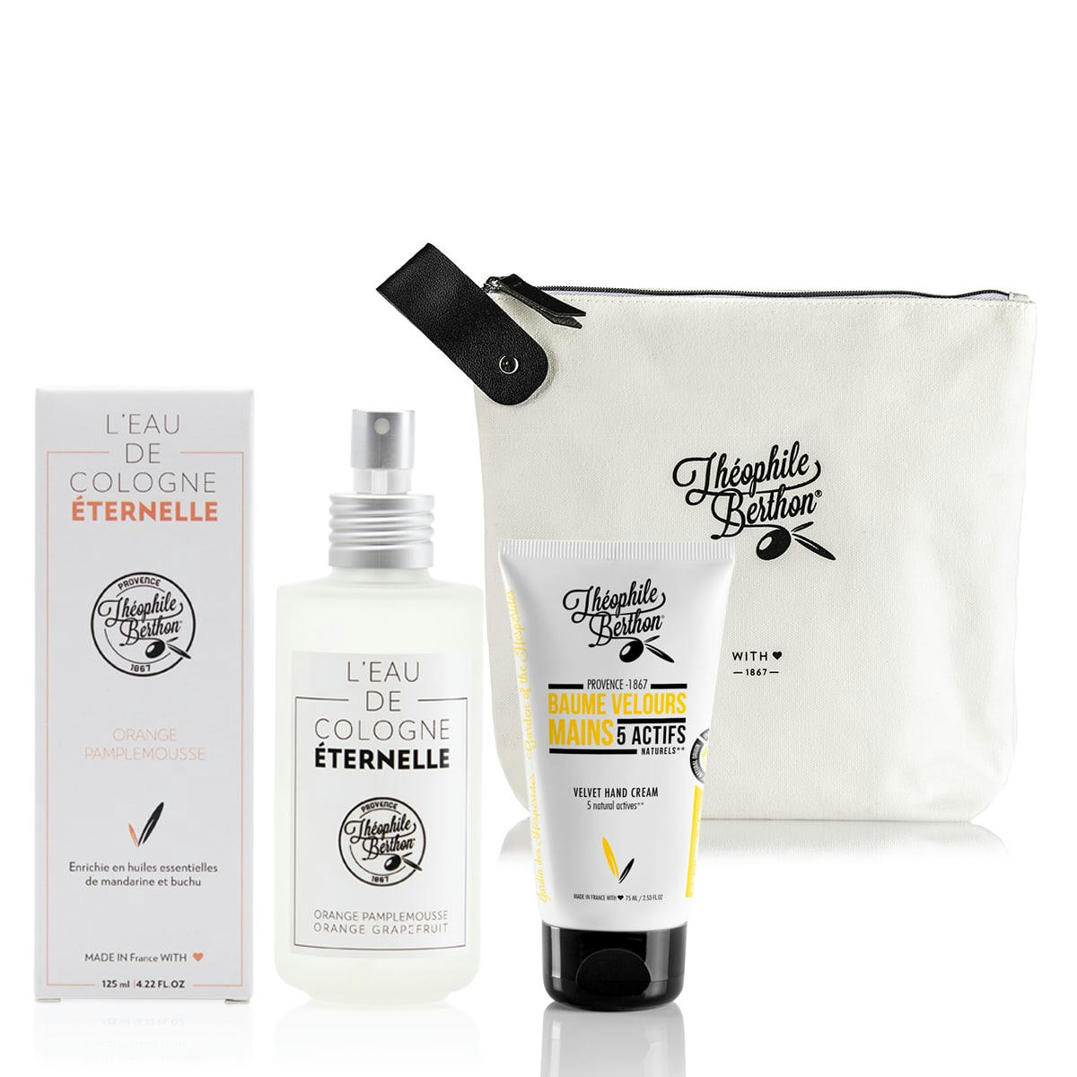 KERALA - Trousse orange pamplemousse avec 2 soins pour le corps