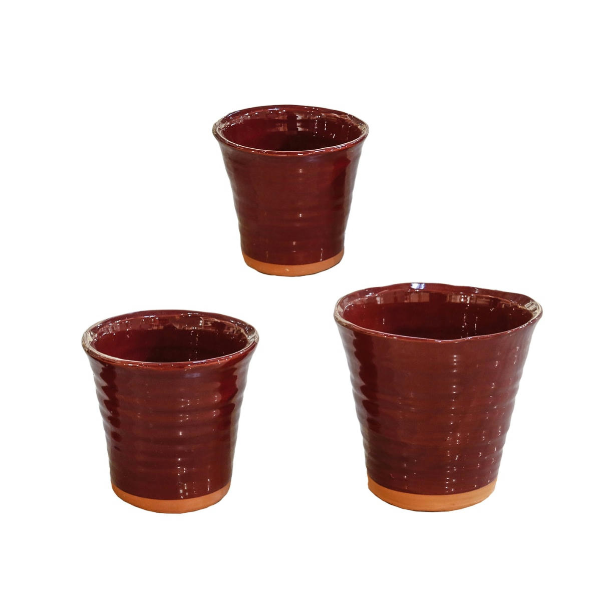 CARAVAN - Set de 3 Pots de fleurs H20