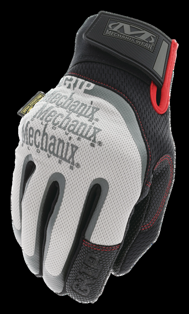 Mechanix Wear® Hook and Loop Cuff Extra-Grip Glove, Grey/Black/Red, Assorted Sizes