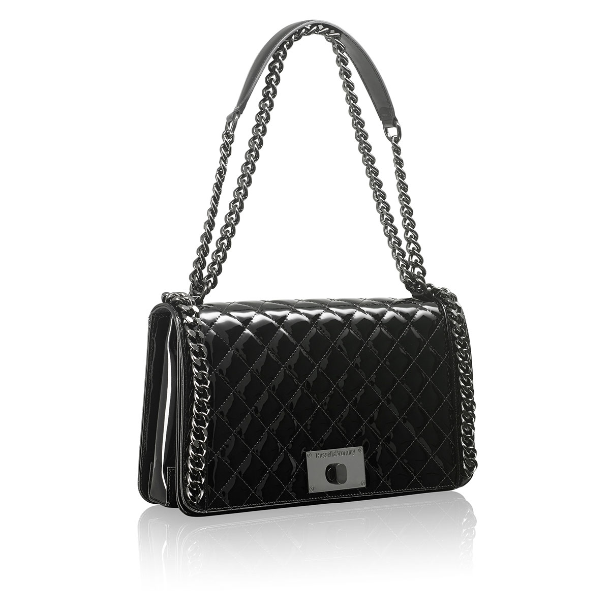 Russell & Bromley CHAINY Chain Trim Shoulder Bag
