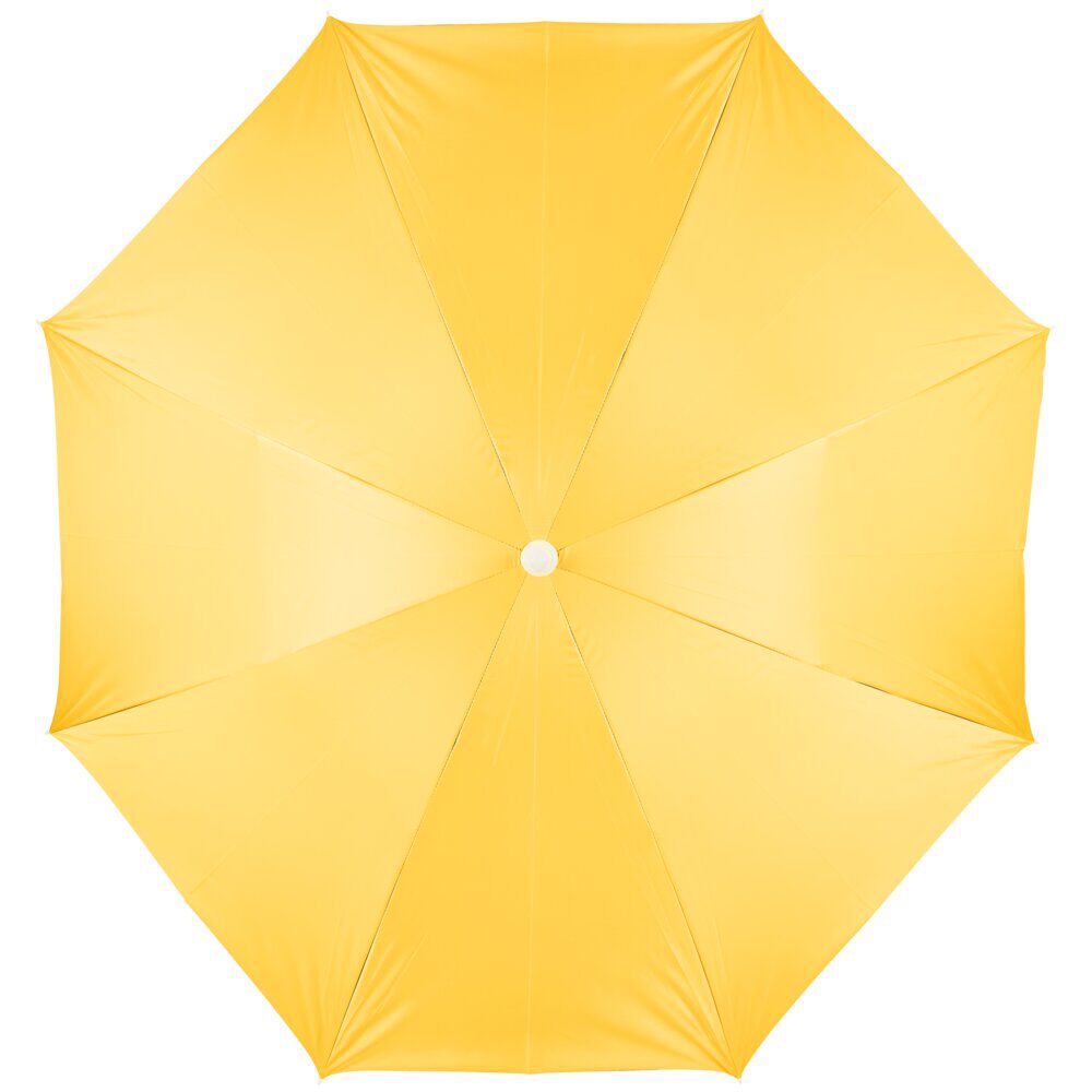 Parasol de plage jaune UV UPF50  Ø200xH209cm