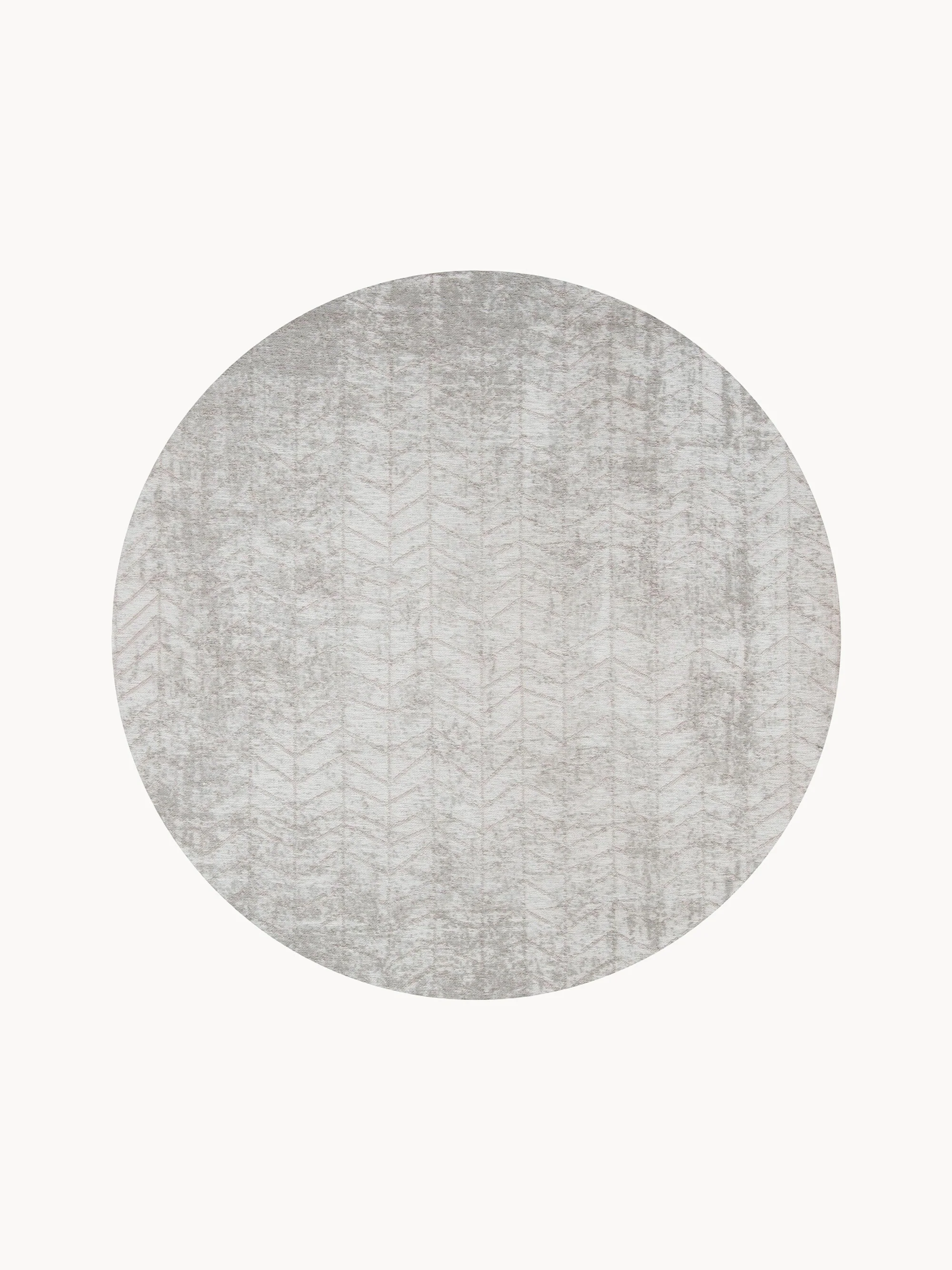 Runder flachgewebter Indoor & Outdoor-Jacquard-Teppich Jacob's Ladder