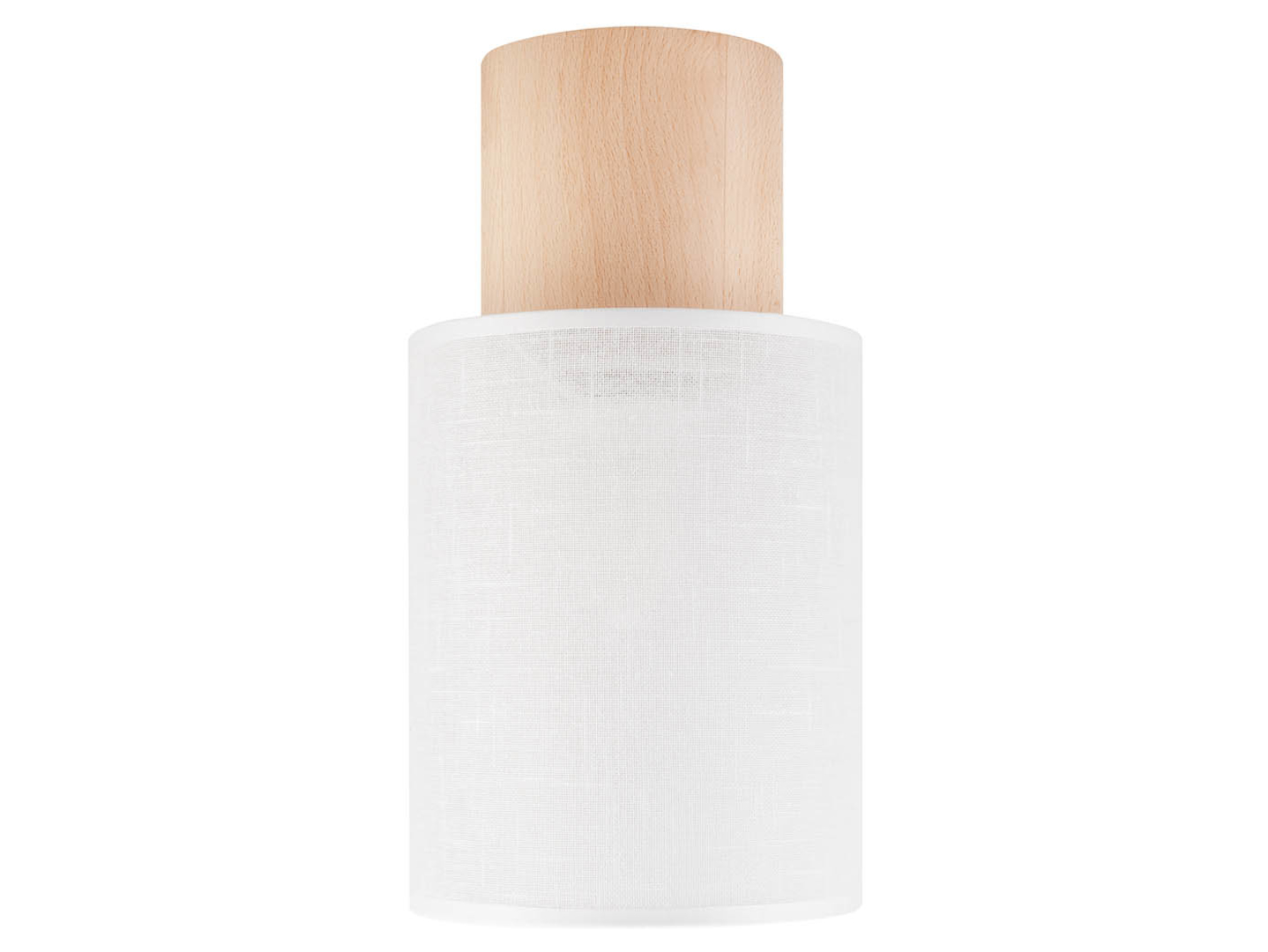 Lampa sufitowa Ari drewniana biała
