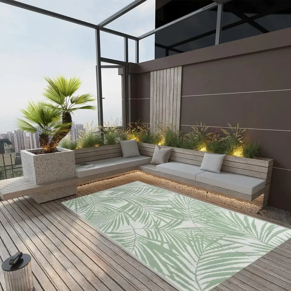 vidaXL - Buitenkleed - Groen - Polypropyleen - 160 x 230 cm