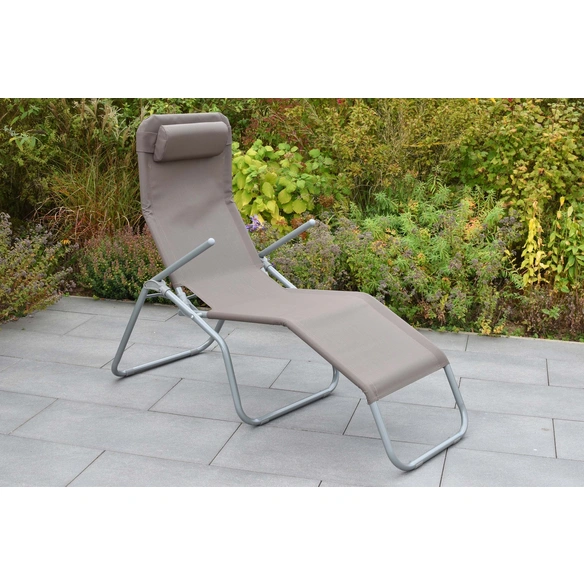 Gartenliege, Wellnessliege XXL,LxB: 154 x 67 cm