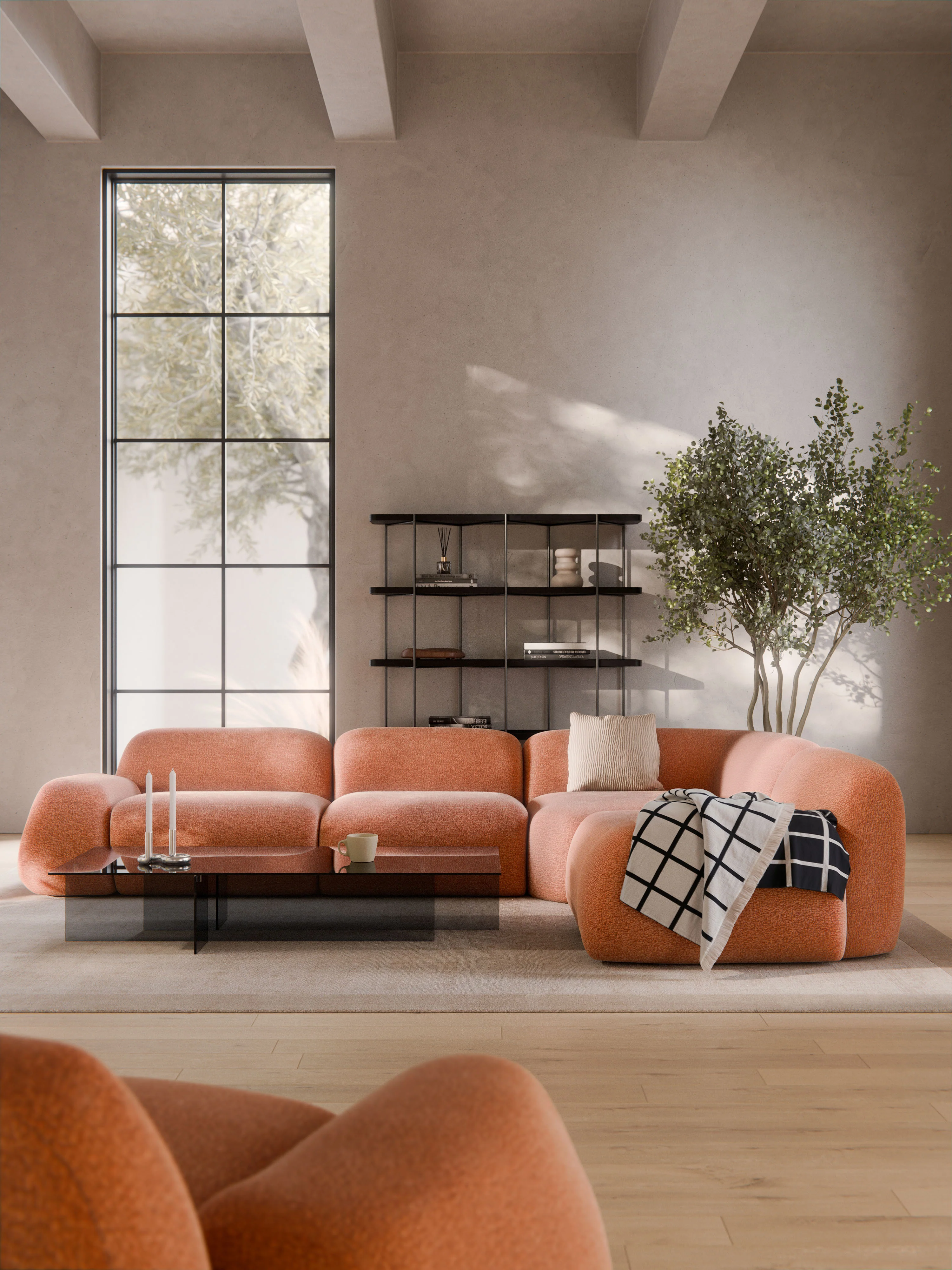 Rundes Eckmodul Wolke