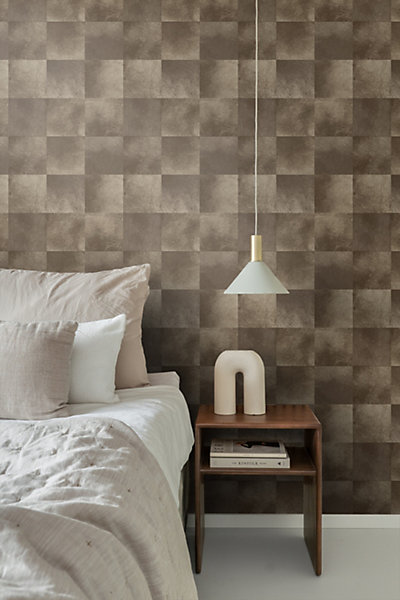 Origin Wallcoverings papier peint motif en peau d'animal brun foncé 53 cm x 10.05 m