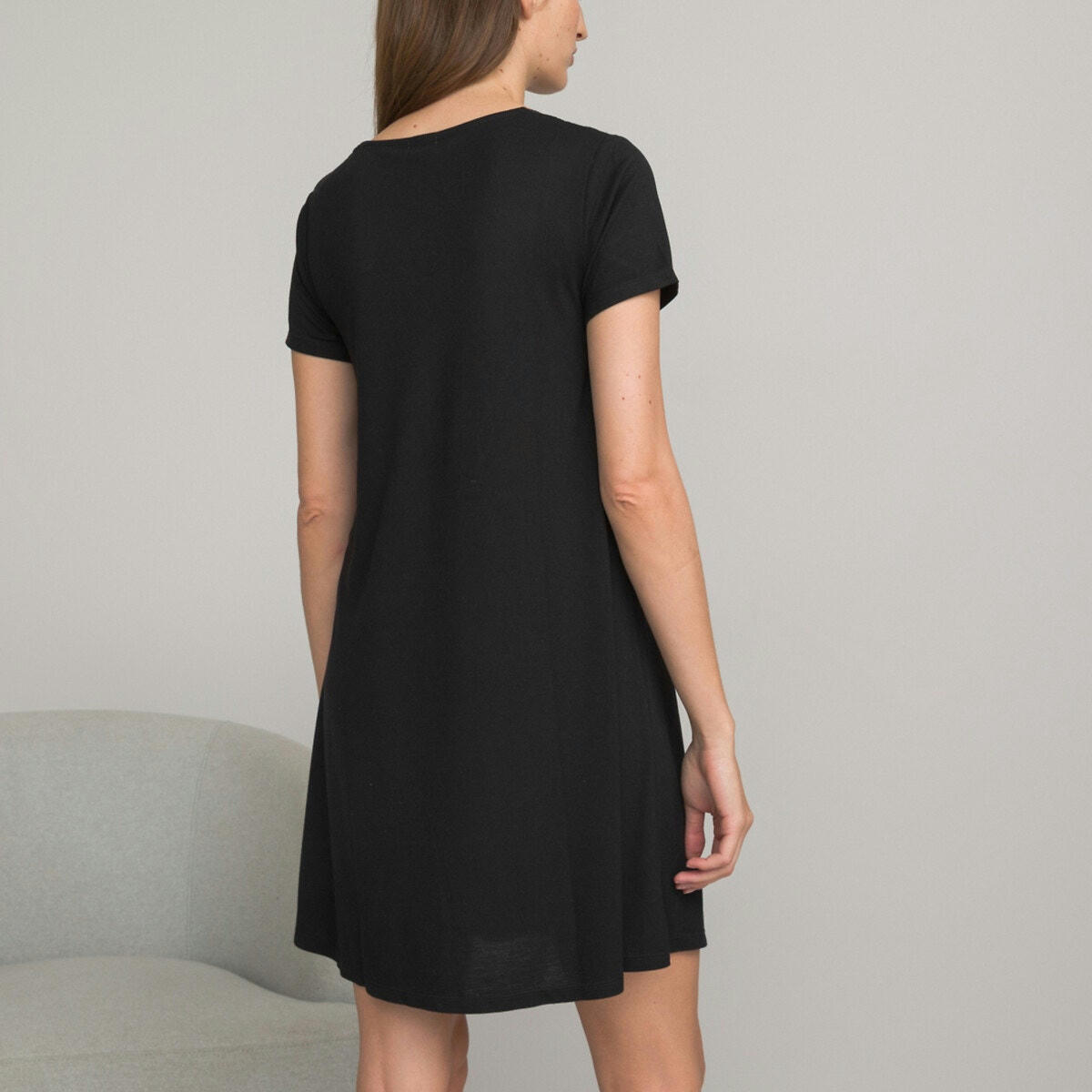 Chemise de nuit manches courtes