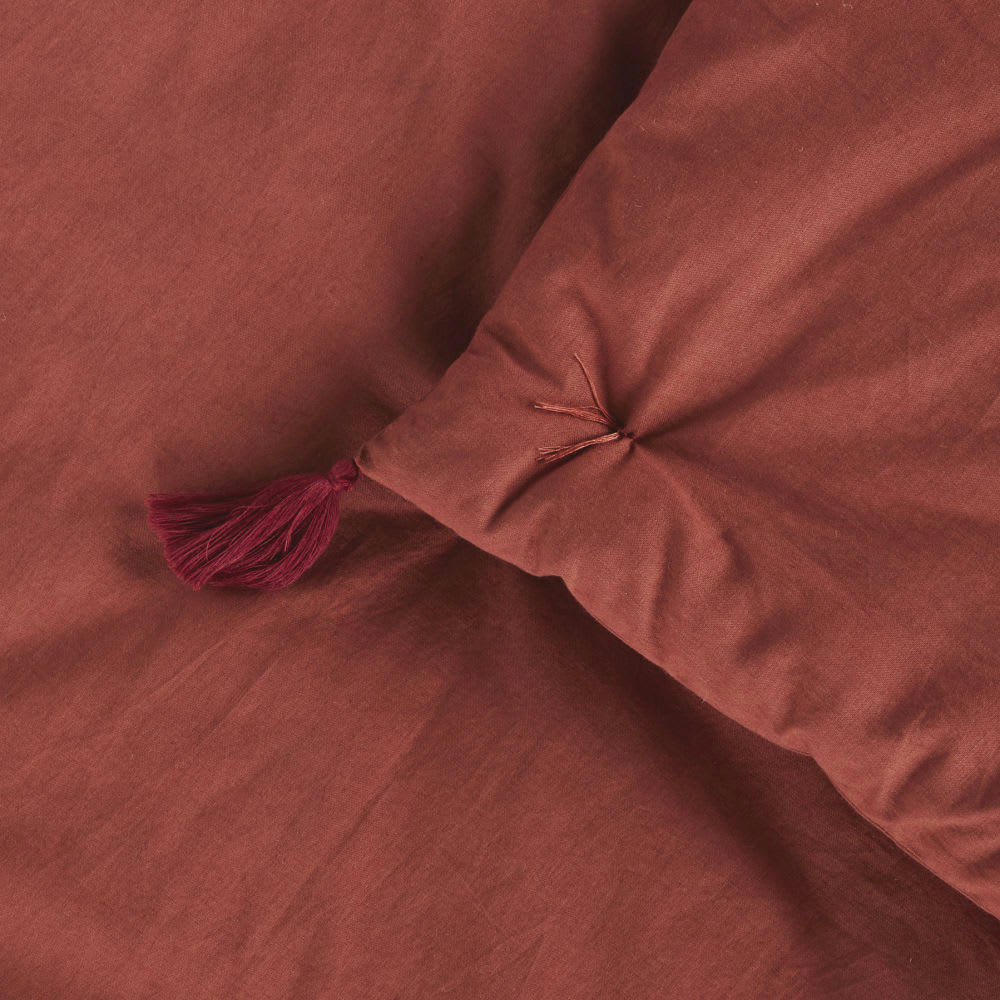 BOUDUNI - Surmatelas terracotta 85x185