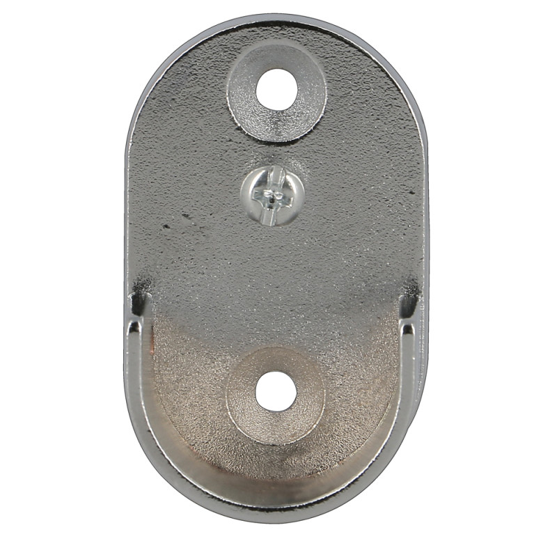 Naissance pour barre de dressing chrome Ø 25 mm 2 pièces MOBOIS