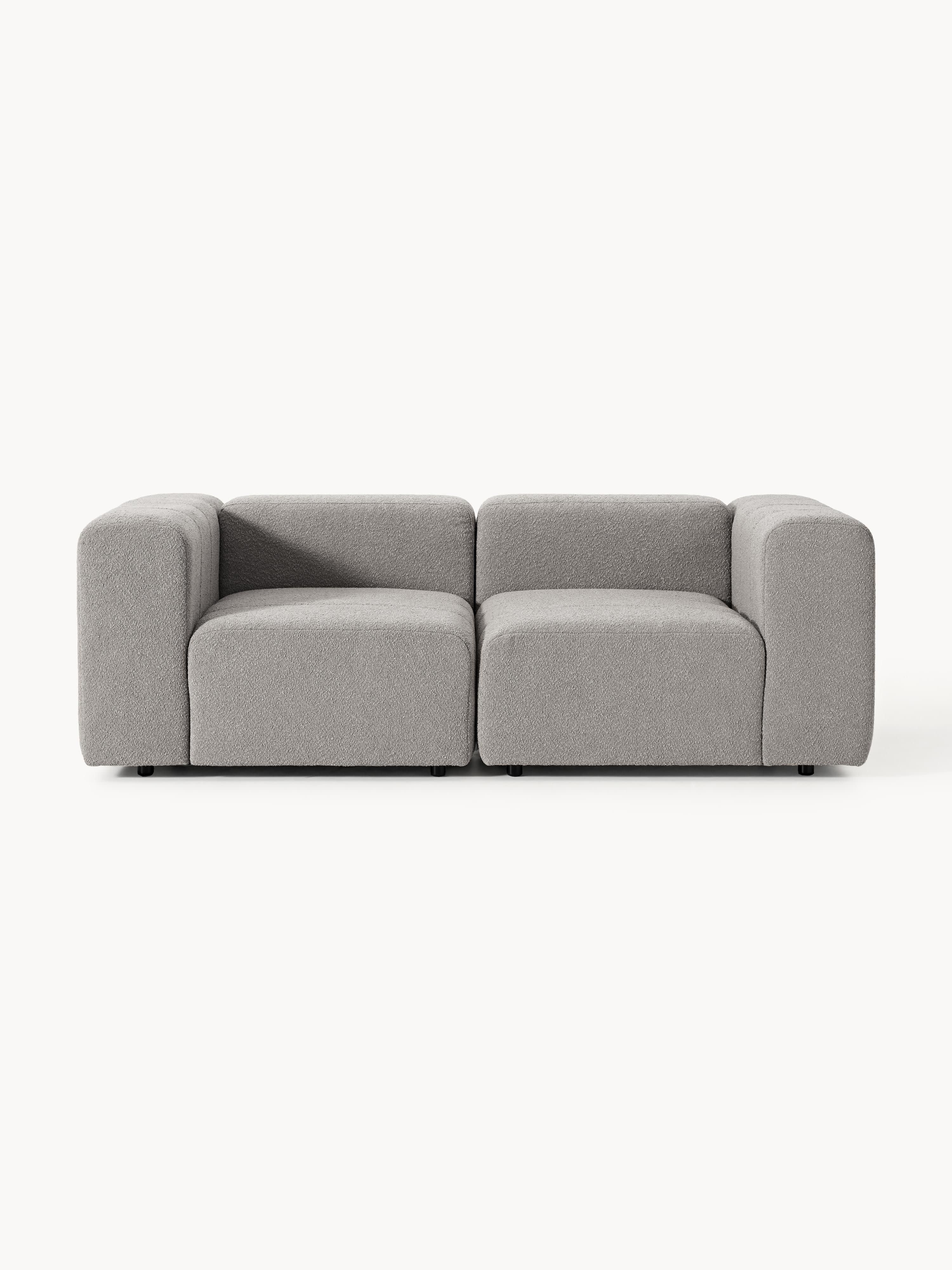 Modulares Bouclé-Sofa Lena (3-Sitzer)