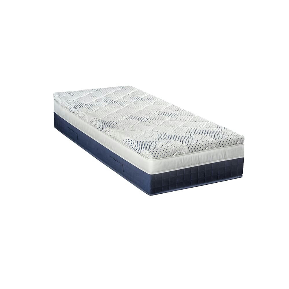 BELLECOUR - Ensemble matelas Castellane avec sommier en bois  90x200
