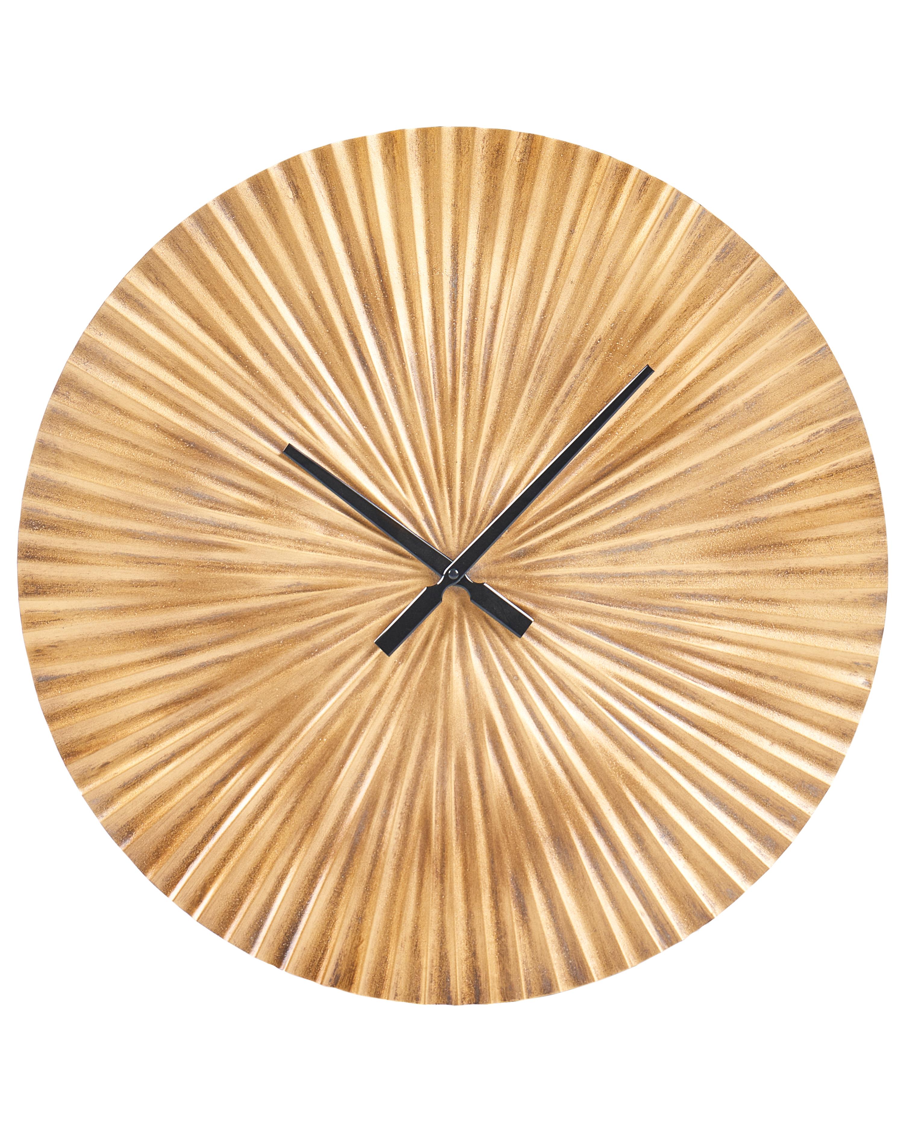 Wall Clock VAIGAI 59 cm Metal Gold