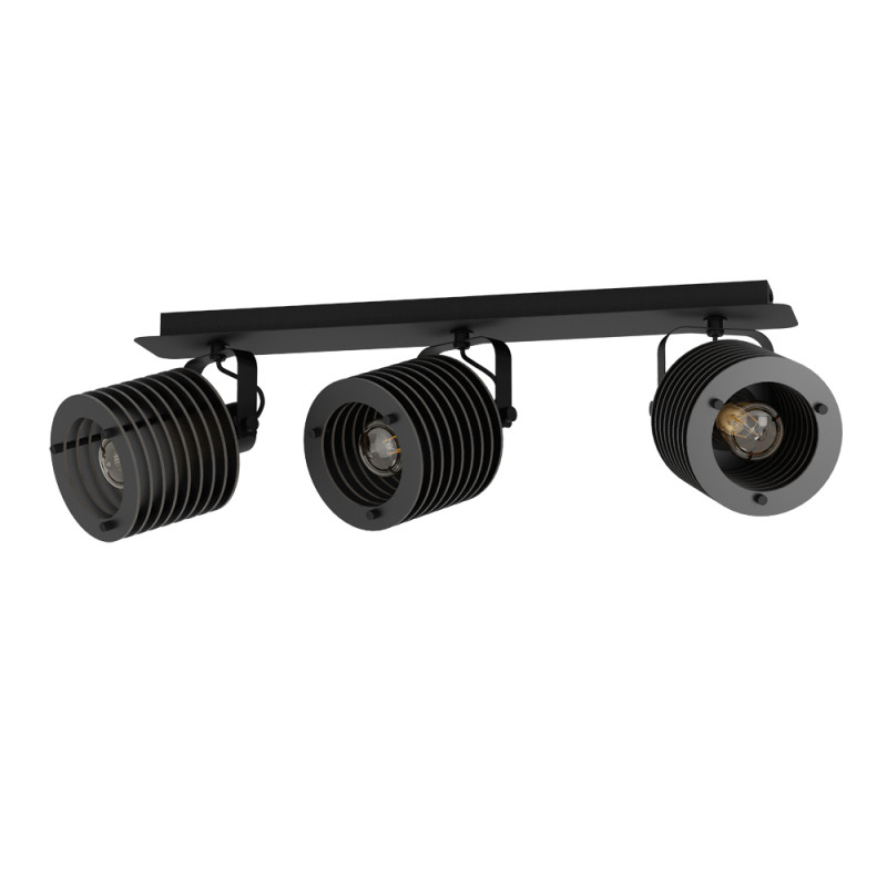 Spot Segovia noir E27 3 x 40 W EGLO