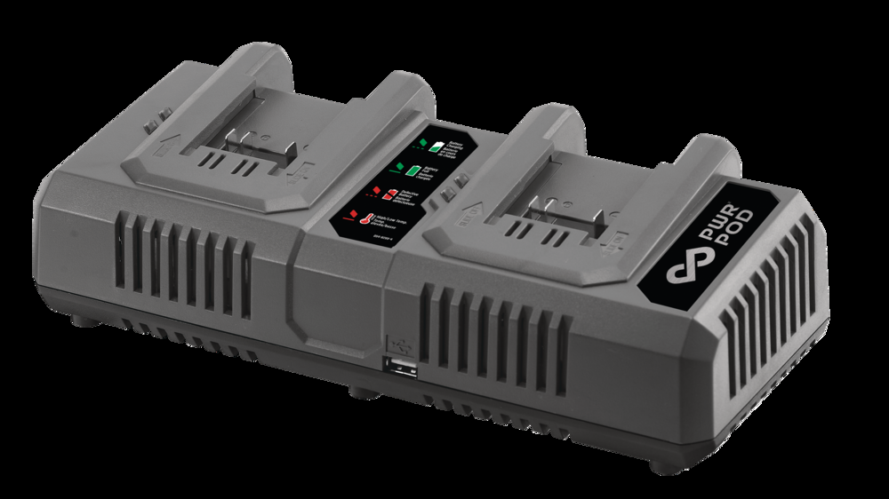 PWR POD 20V Multi-Pack Dual Port Charger