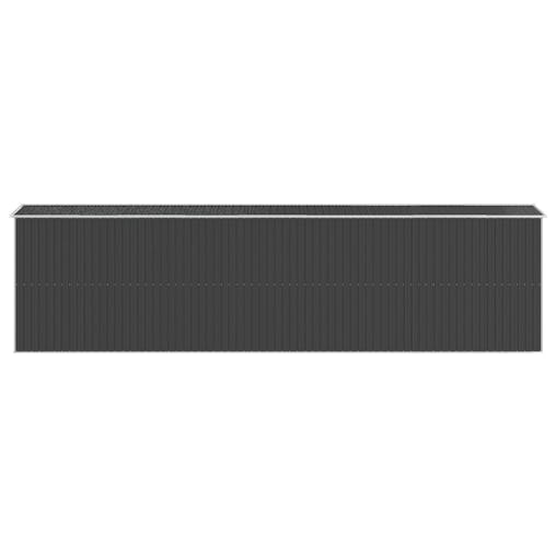 NNEVL Garden Shed Anthracite 192x772x223 cm Galvanised Steel