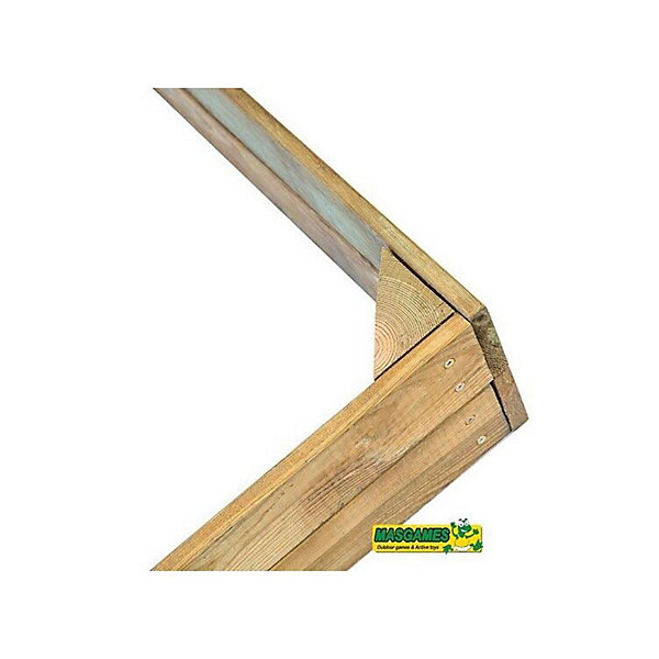 Bac à sable en bois Masgames BASIC M avec couverture en toile